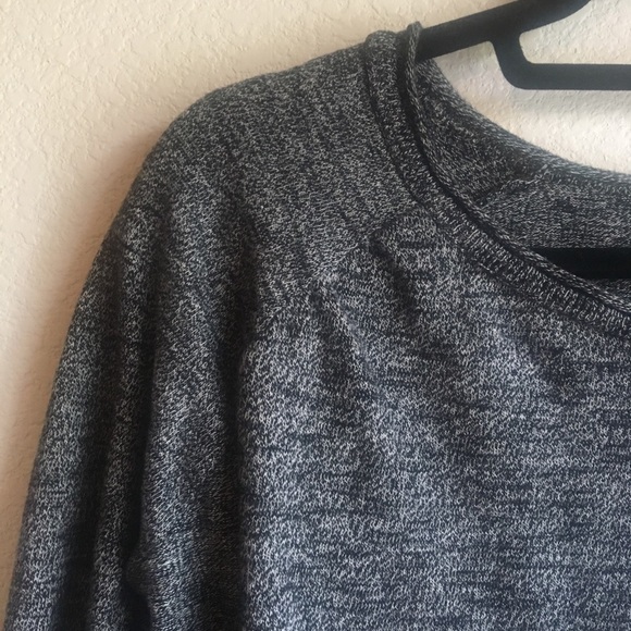 Zara knit boxey heather grey long sleeve sweater size small - Picture 3 of 7